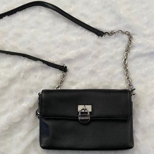 Unique black Calvin Klein purse.